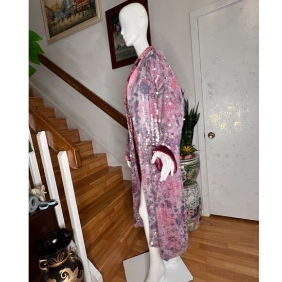 New Free People Kealey Kimono/Size M with tag - Picture 7 of 9